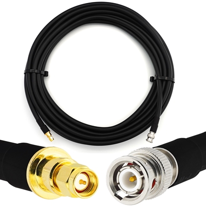 Picture of BNC Male to SMA Male 3m Flexible Coaxial Cable — LMR400 UF UltraFlex equivalent