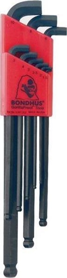 Picture of Bondhus ZESTAW IMBUSÓW 1,5 - 10 BONDHUS - KRÓTKIE [9 CZ.] BO16599 BONDHUS
