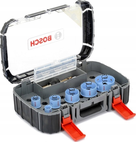 Изображение Bosch Bosch hole saw set Special for Sheet Metal Electrics, 22-64mm, 9-piece (in case)