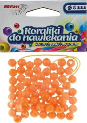 Изображение BREWIS Koraliki do nawlekania BREWIS 8mm K8-4 zoty Brewis