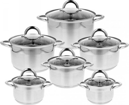 Изображение Brunbeste GARNKI STALOWE ZESTAW 12 EL. BRUNBESTE BB-2152