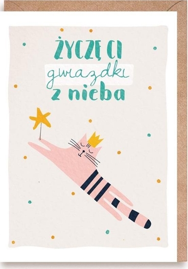 Picture of Cardie Kartka urodzinowa Gwiazdka z Nieba, eko koperta