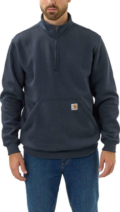 Picture of Carhartt Bluza Carhartt Quarter Zip Midweight Mock New Navy