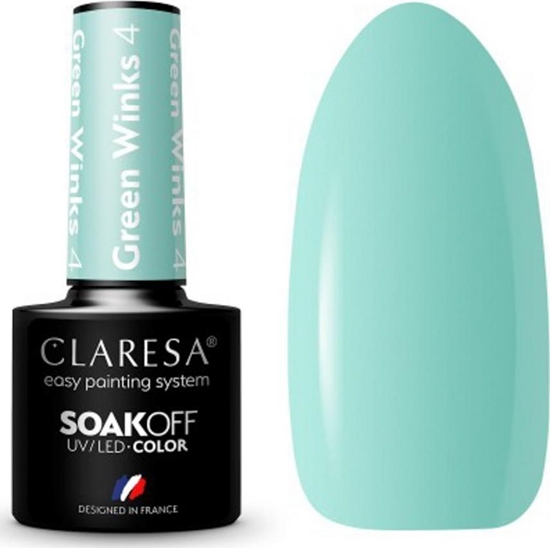 Изображение Claresa CLARESA lakier hybrydowy GREEN WINKS 4 -5g
