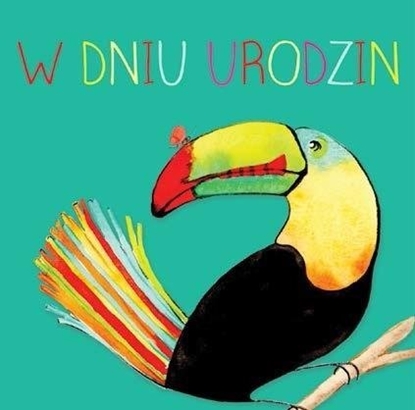 Picture of Clear Creation Karnet kwadrat CL4209_PO Urodziny Tukan