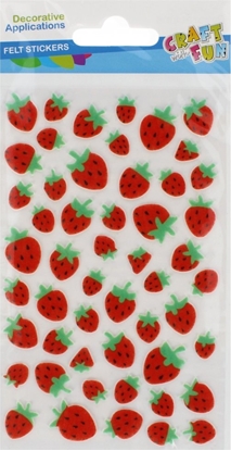 Attēls no Craft with Fun OZDOBA DEK FILC TRUSKAWKI SPRZYL CF PBH 24/288