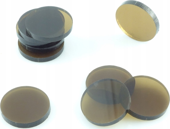 Изображение Crafters Crafters: Znaczniki akrylowe - Br±zowe okr±g³e (10)