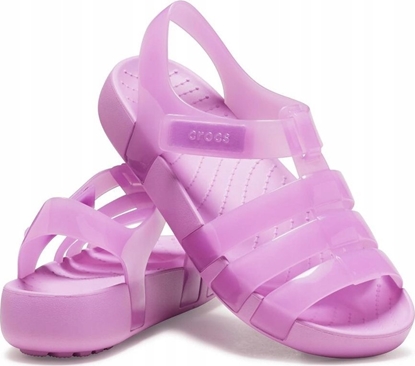 Picture of Crocs Crocs Isabella Jelly Kids Sandal 209837-6WQ Róowe 34/35
