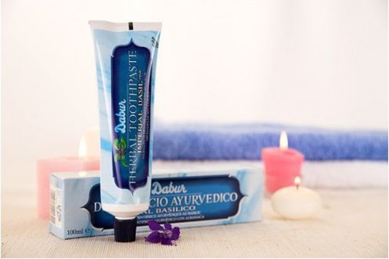 Picture of Dabur Pasta do zbów z bazyli Tulsi Bez fluoru 100ml
