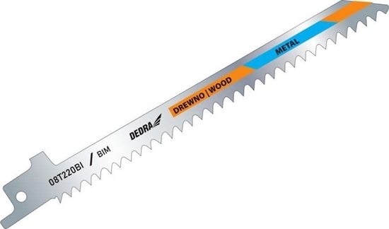 Изображение Dedra Brzeszczoty do piy szabl.150/125mm, drewno+el.met, BIM,2szt