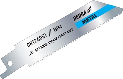 Изображение Dedra Brzeszczoty do piy szablastej 100/75mm, metal, BIM,2szt