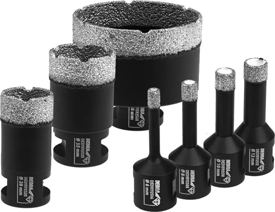 Picture of Dedra Zestaw koronek diamentowych VB 6,8,10,12,28,35,68mm
