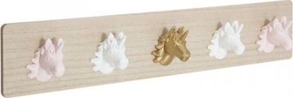 Picture of Dekoracja domu Dziecicy wieszak z 5 haczykami Unicorn
