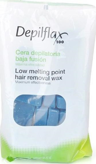 Picture of Depilflax DEPILFLAX WOSK TWARDY BEZPASKOWY DO DEPILACJI 1KG AZULEN