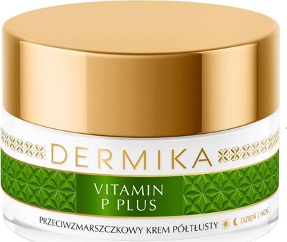 Attēls no Dermika Vitamin P Plus hipoalergiczny krem pótusty na dzie i na noc 50ml