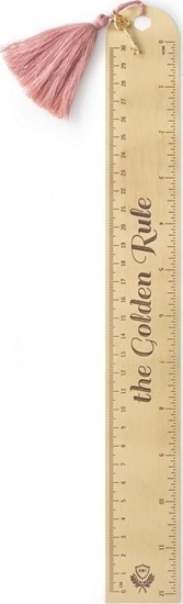 Picture of Designworks Ink Linijka The Golden Rule 30cm miedziana