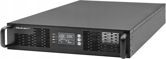 Picture of Dysan Zasilacz awaryjny UPS Qoltec do RACK | 3kVA | 3000W | Power Factor 1.0 | LCD | On-line