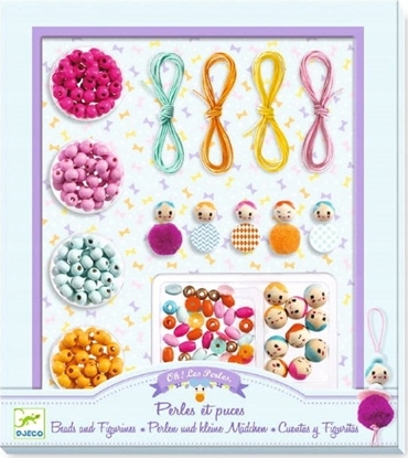 Picture of Djeco Djeco Aksesuar vrimo rinkinys - Karoliukai ir figrls