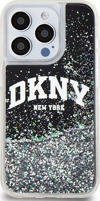 Attēls no DKNY DKNY Liquid Glitter Big Logo - Etui iPhone 15 Pro (czarny)