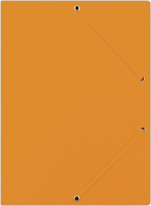 Picture of Donau Teczka z gumk DONAU, preszpan, A4, 390gsm, 3-skrz., pomaraczowa