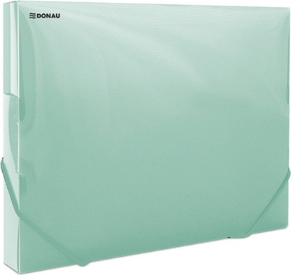 Attēls no Donau Teczka z gumk przestrz. DONAU, PP, A4/30, 700mikr., transparentna zielona