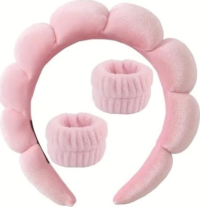 Picture of eCarla Zestaw opasek kosmetycznych na gow i nadgarstki O536R