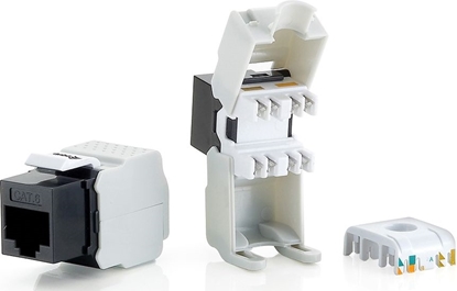Attēls no Equip Cat.6 Unshielded Keystone Jack Toolfree