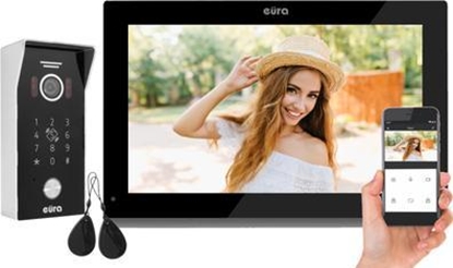 Picture of Eura WIDEODOMOFON EURA VDP-99C5 czarny, WiFi, RFID