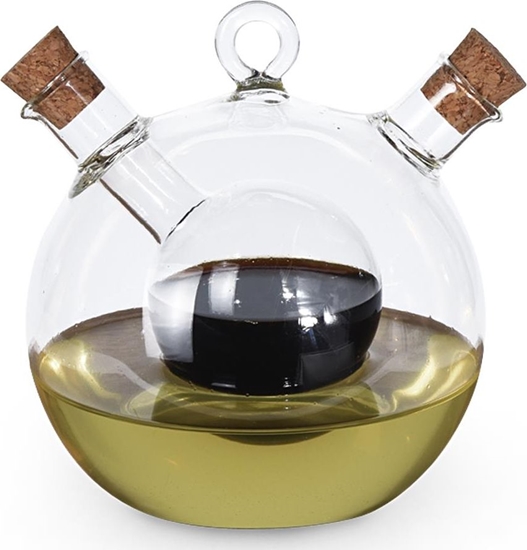 Изображение Excellent Houseware Butelka dozownik na oliw ocet balsamiczny 2w1 uniwersalny