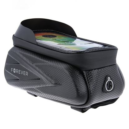 Picture of Forever Outdoor 17 x 9cm Waterproof bike frame bag with phone holder