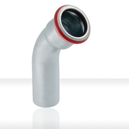 Изображение Geberit Mapress C-Stahl Kolano jednokielichowe 45st fi 76,1 (20709)