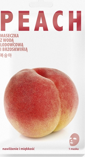 Picture of Glacial Water Koreaska maseczka na twarz BRZOSKWINIA