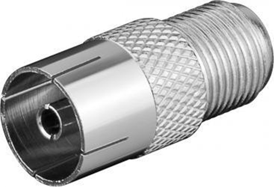 Изображение Goobay Adapter F: Gniazdo F Gniazdo do kabla koncentrycznego