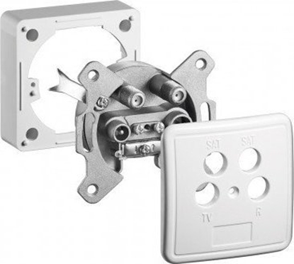 Picture of Goobay Zestaw poczwórnego gniazda antenowego