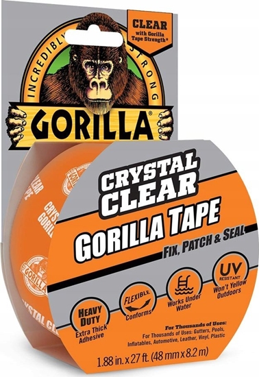 Picture of Gorilla Sports Gorilla tape 'Clear Repair' 8.2m