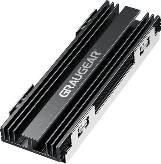 Picture of Graugear GRAUGEAR G-PS5HS02 system chodzenia komputerów Dysk SSD Radiator Czarny, Srebrny
