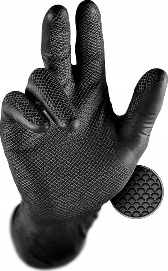 Picture of Grippaz Rkawiczki Nitrylowe Grippaz 246 Black 50 sztuk BL