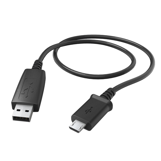 Picture of Hama 00173672 Charging/Data Cable, Micro-USB 0.6m Black