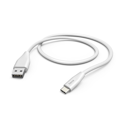 Изображение Hama 00201596 Charging Cable, USB-A - USB-C 1.5m white