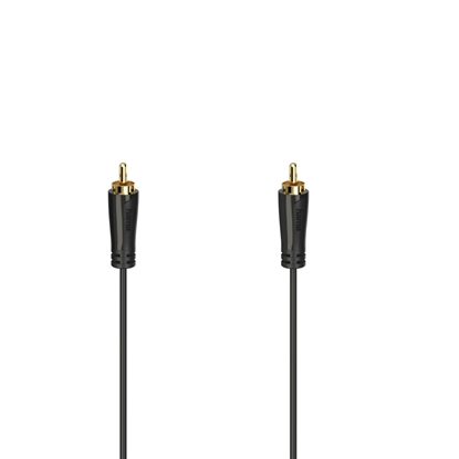 Изображение Hama 00205148 Video Cable, RCA plug - RCA plug, gold-plated 1.5m
