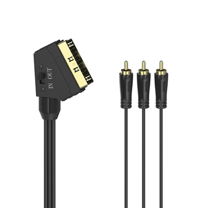 Изображение Hama 00205156 RCA / SCART AV Cable [3x RCA plug (phono)