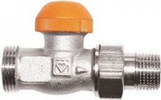 Picture of Herz Zawór termostatyczny prosty z ciga nastaw 3/4" (1762369)