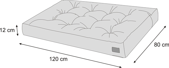 Picture of Hobbygarden SAM MATERAC LEO 120x80 GRANATOWA KODURA