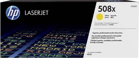 Изображение Toner HP 508X Yellow Orygina  (CF362XH)