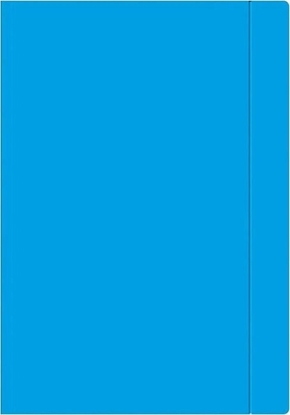 Изображение Interdruk TECZKA KARTONOWA Z GUMK A4+, NIEBIESKI