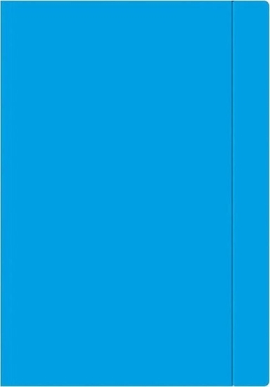 Изображение Interdruk TECZKA KARTONOWA Z GUMK A4+, NIEBIESKI