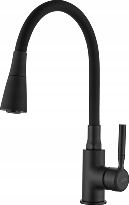 Picture of Invena Bateria zlewozmywakowa POGO PLUS z ruchom 2F wylewk czarna