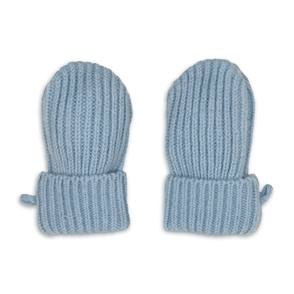 Picture of Lodger Mittens Merino vilnas bērnu cimdiņi, Blue Fogg, 0-12m