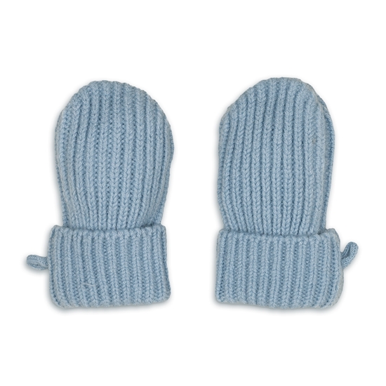 Picture of Lodger Mittens Merino vilnas bērnu cimdiņi, Blue Fogg, 0-12m