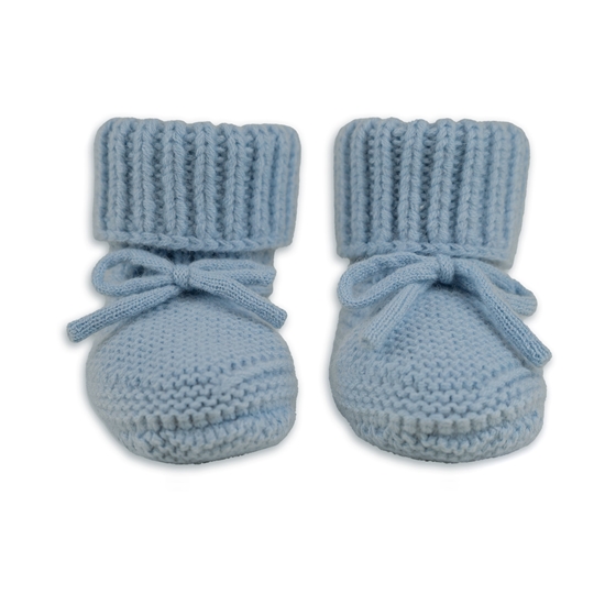 Picture of Lodger Slipper Merino vilnas čībiņas, Blue Fogg, 0-6m